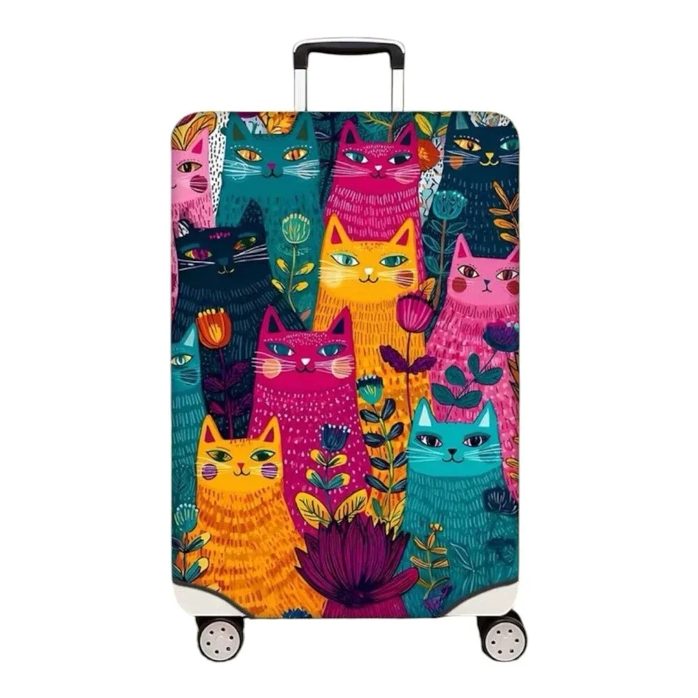 Luggage Cover, Elastic Washable Stretch Suitcase L (26-28 inch suitcase)